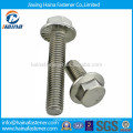 stainless steel ss304 ss316 ss201 skid proof hex flange bolt